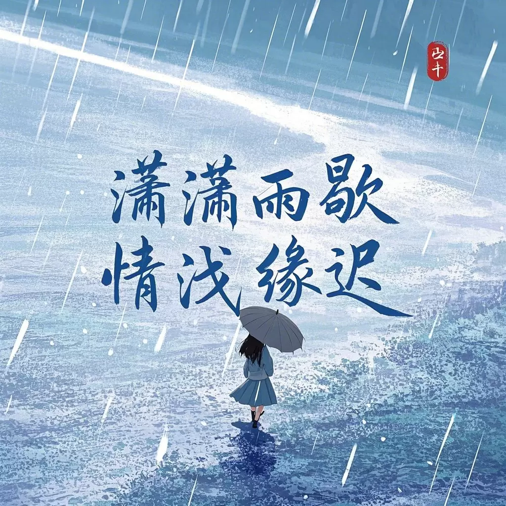 潇潇雨歇，情浅缘迟