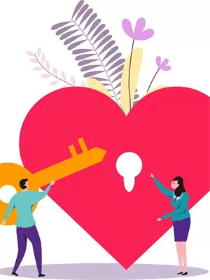 太阳老人和少女